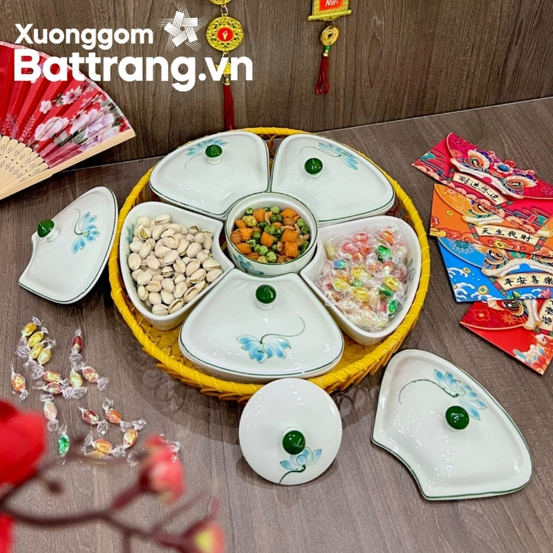 Khay mứt Tết B&aacute;t Tr&agrave;ng