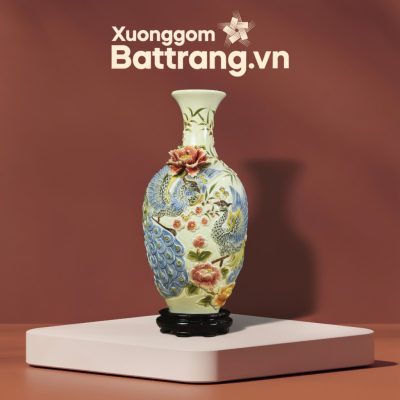 Bảo Bình Men Kem Rạn Đắp Nổi Công Đào XG-BB01 - Ảnh đại diện
